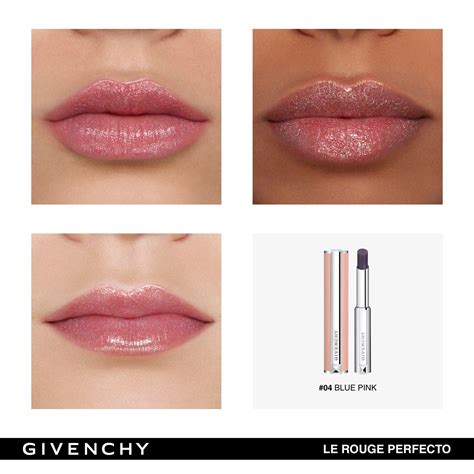 givenchy le rouge perfecto lip balm blue pink|givenchy lip balm reviews.